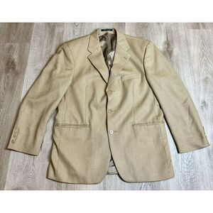 Ralph Lauren Mens Blazer 42S Brown  Houndstooth Wool Alpaca Sport Coat Jacket